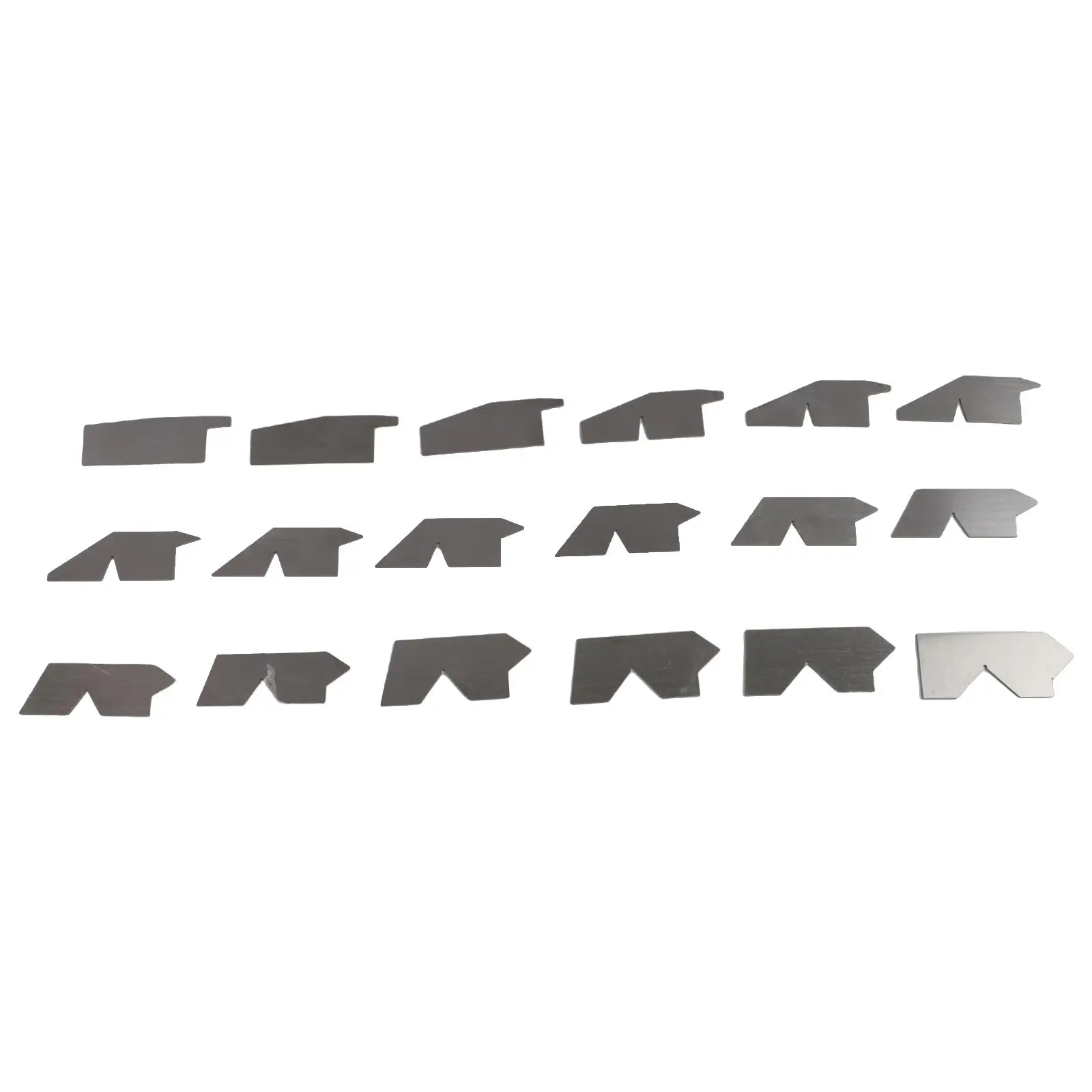 Professional Measurements As Pictured Angle Gauge Set Angle Checking Set 5-90 Degree Angle Gauges 8 Measuring Faces