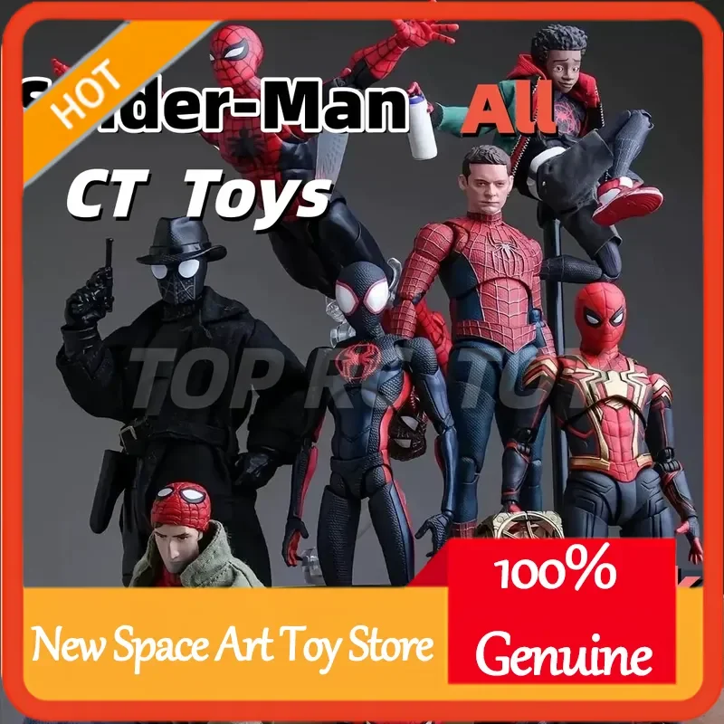مجموعة كاملة من ألعاب CT متوفرة في المخزون لشخصية سبايدرمان بن ريلي - لعبة سبايدر مان كوميك فير المذهلة القابلة للجمع لهدية عيد الميلاد #1