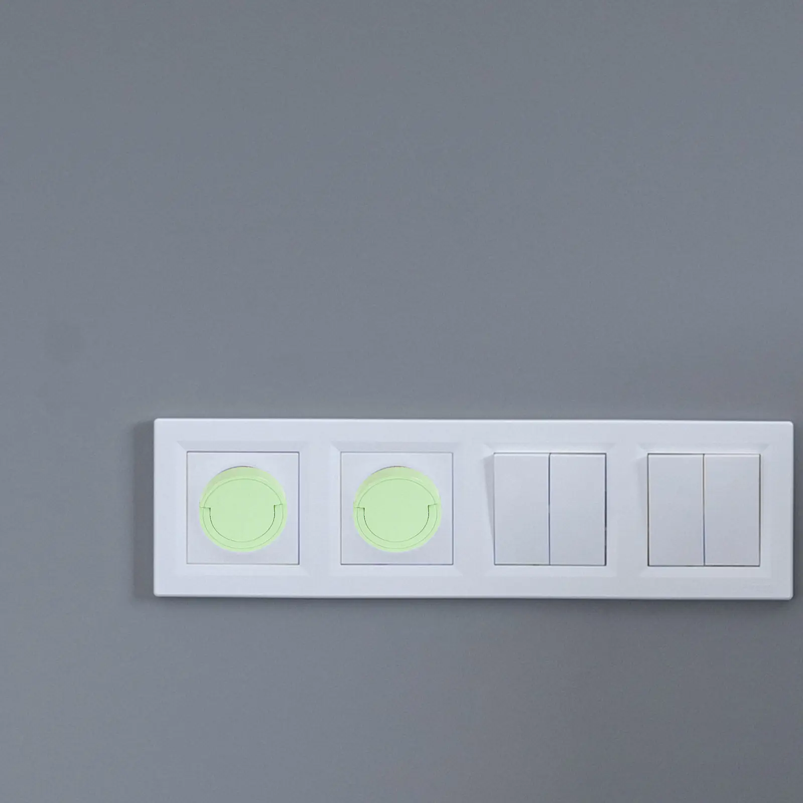 

8Pcs ABS Socket Covers for Babies Electrical Outlet Safety Cover Child Proofing Prevent Shock Fire Resistant Dust Proof Home