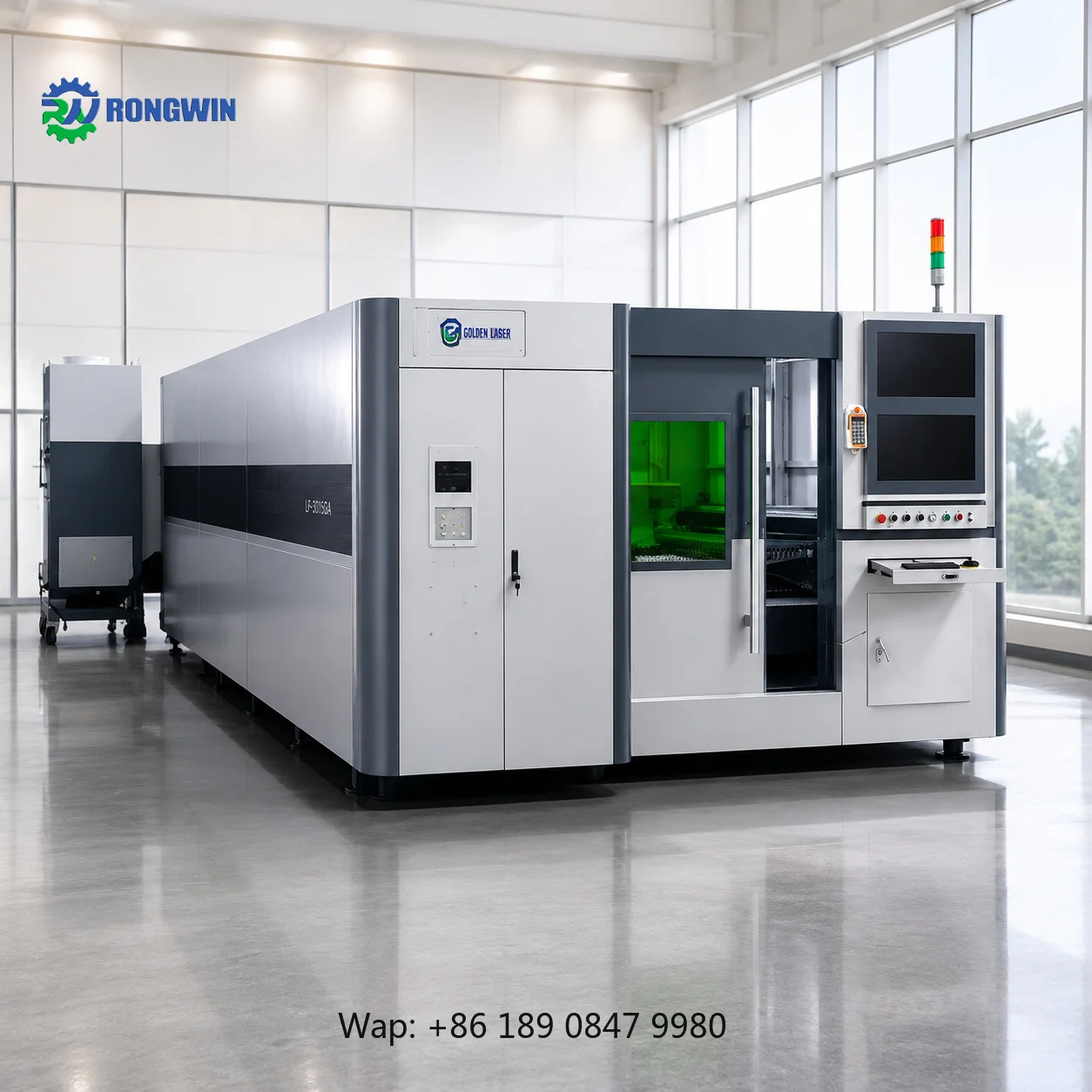 【Hot】RWL-A Series Precision Fiber Laser Cutting RONGWIN Automatic Loading Flexible Laser Cutting Line for Steel Coil Sheet Metal