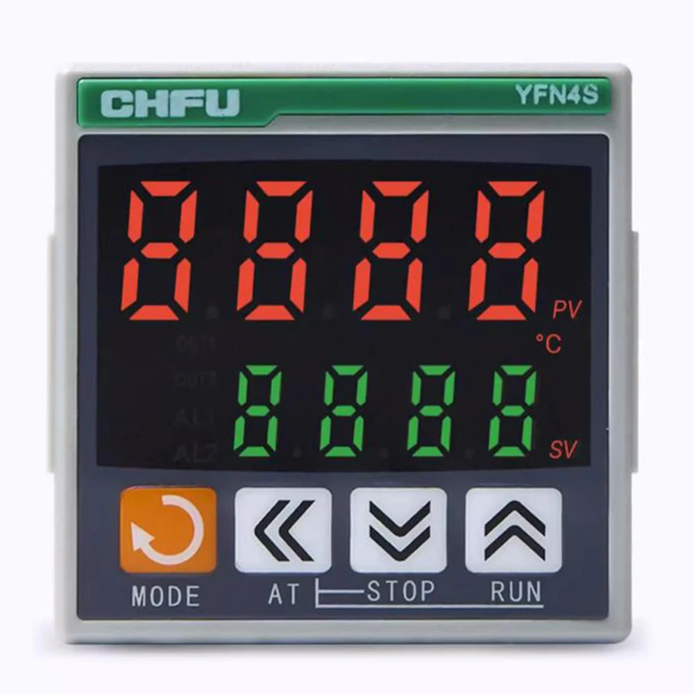 48*48mm 0.5 precision PID Temperature controller  CHFU Thermocouple E/K/J/L/T/R/S/PT100/Cu50 type sensor Relay SSR output RS485