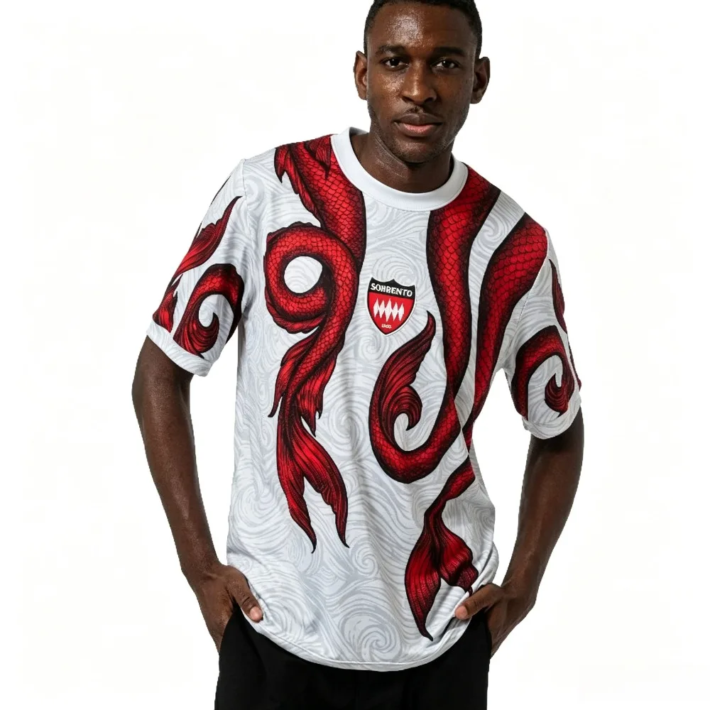 26-27 Sorrento Capsule Collection Football Jersey Shirt Men Summer 3D Sport Fashion Tshirt Training Breathable Quick Drying