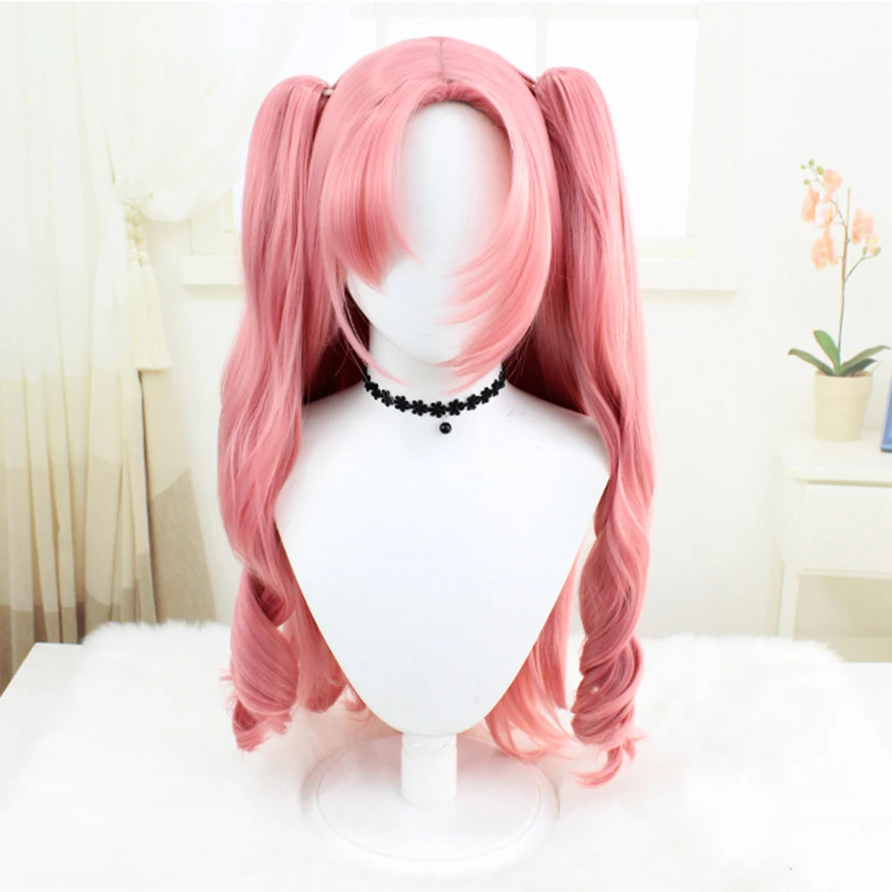 Game Zenless Zone Zero Cosplay Wig Wise Belle Anby Nicole Hoshimi Miyabi Corin Wickes Long Pink Cosplay Outfit Roleplay Prop