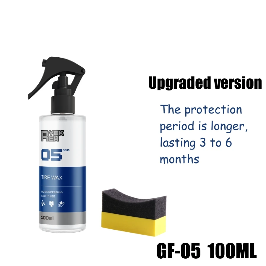 Bandenglans Bandcoating Spray Hydrofobe kitwas voor autowiel Autoverzorging Re-black Shine Chemie Filler