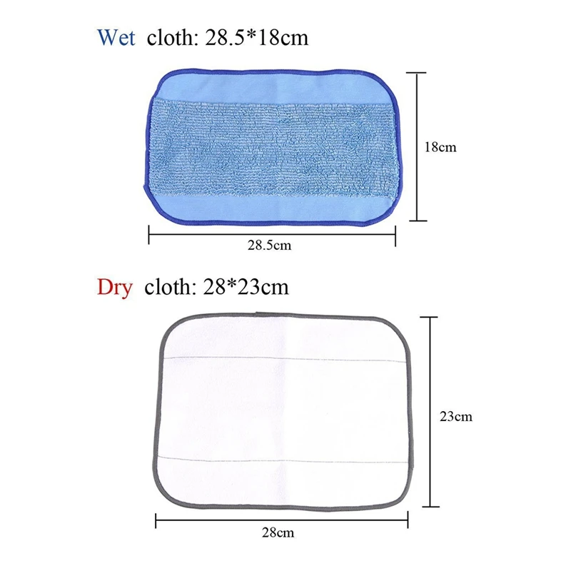 Suitable For Irobot Braava 380 380T 320 321 5200C 4200 Microfiber Accessories Washable Robot Vacuum Cleaner Mop Cloth