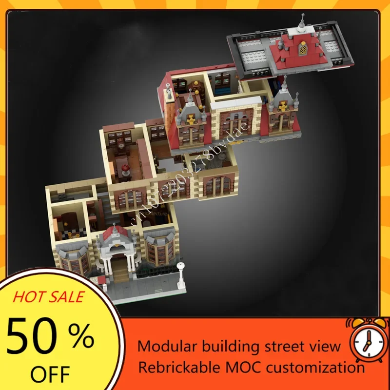 4201PCS Historische Manor Modulaire Modulaire MOC Creatieve street view Model Aangepaste Puzzels Architectuur DIY Assemblage Model Speelgoed Geschenken