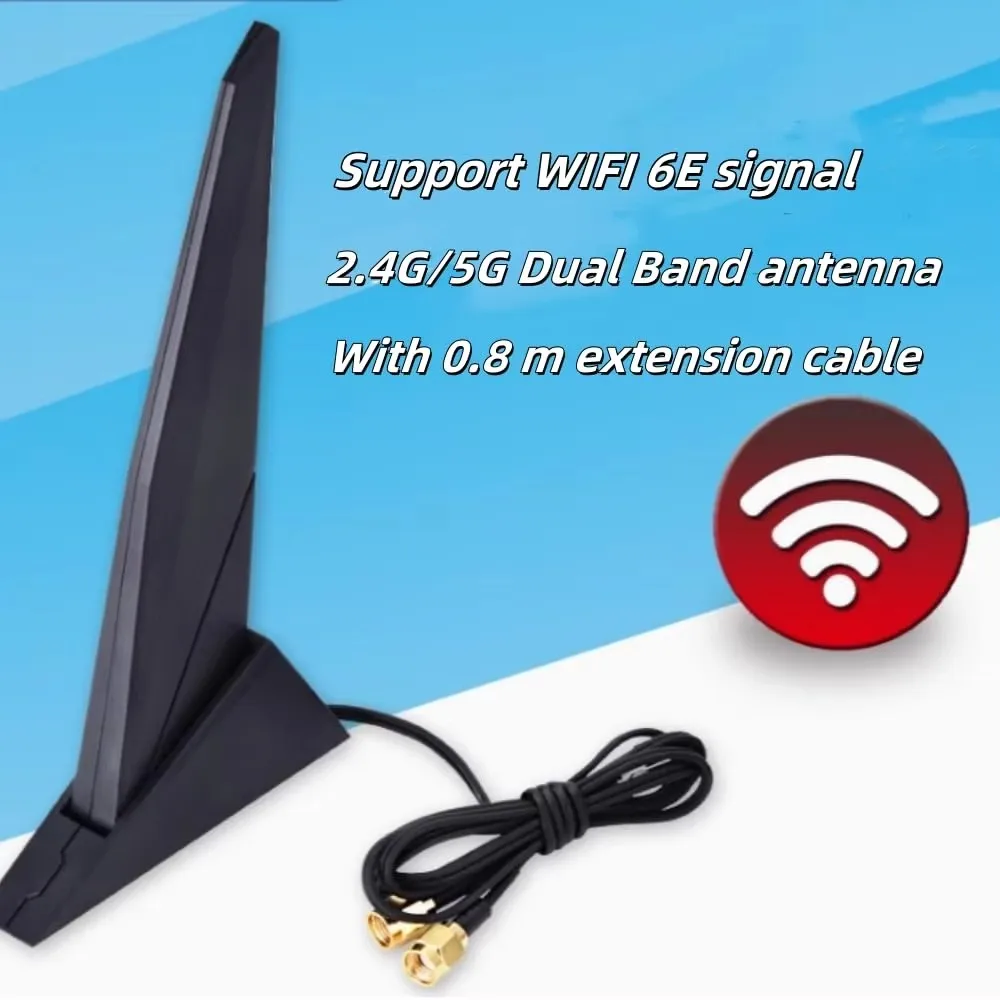 2T2R WIFI6 Dual Band Moving Antenna 2.4G 5.8G For ASUS Network Card ROG Z390 Z490 X570 B460 B360 PC Moederbord Router
