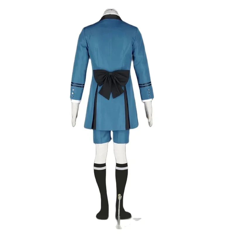 qq023 Black Butler Ciel Phantomhive packaging Sebastian Kuroshitsuji Aristocrat Cosplay Costume and