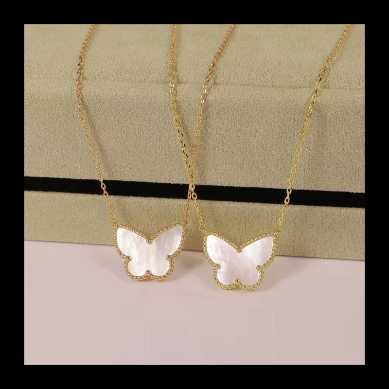 

Двусторонняя белая подвеска-бабочка из перламутра, женский легкий роскошный универсальный темпераментный модный аксессуар