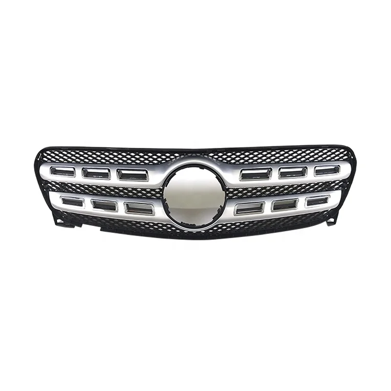 

Front Bumper Grille Cover Silver 1568806400 Black 1568886400 New ABS for Mercedes-Benz 2015-2017 GLA X156