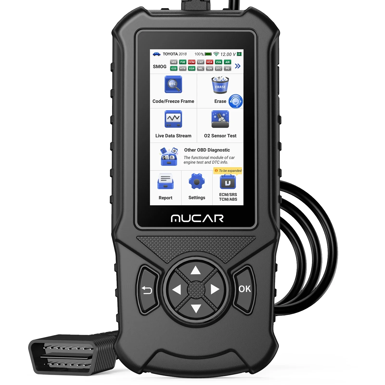 MUCAR CDE900 OBD2 Scanner Car Code Reader For Engine ABS SRS ECM Universal Car Diagnostics High Performance Tool