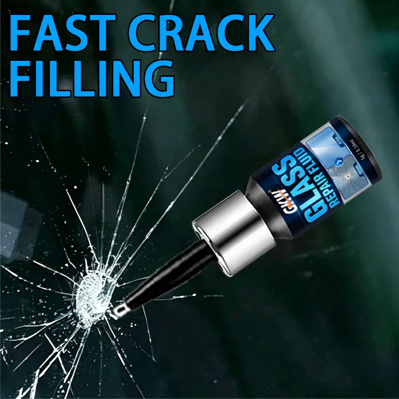 Glass Repair Liquid, Phone, Tablet, Watch, Car Windshield, Camera Lens, Cabinet Doors, Fix Cracks, Easy to Use, Daily Glass Care