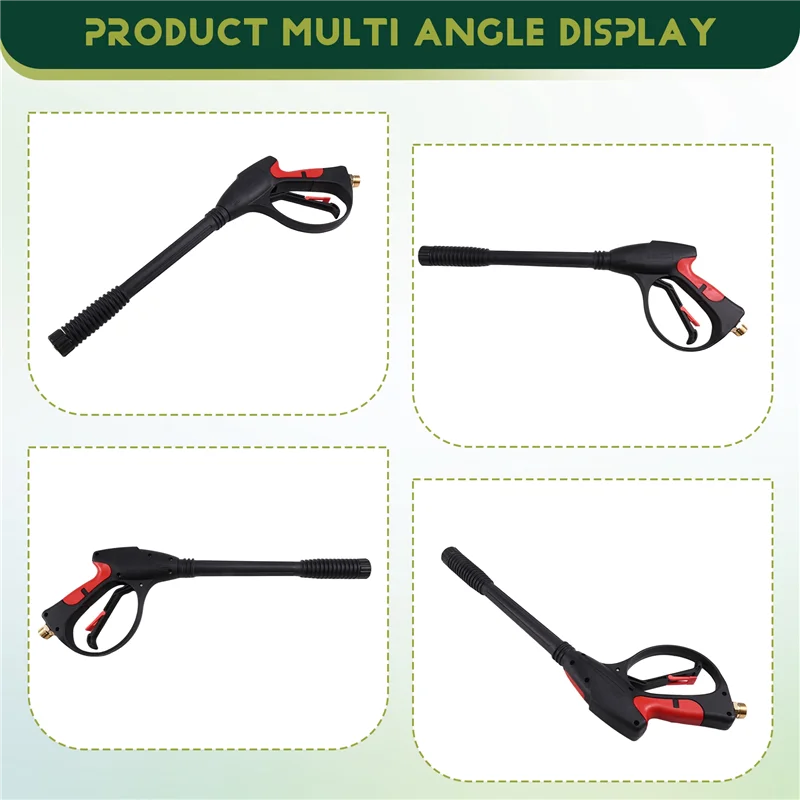

A02F-High Pressure Car Power Washer Gun Spray Wand Lance Kit 2000PSI