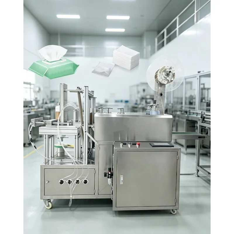 Automatic Wet Wipes Machine  Wet Wipe Making Machine Facial Tissue Packaging Machine Wet Tissue Production Line