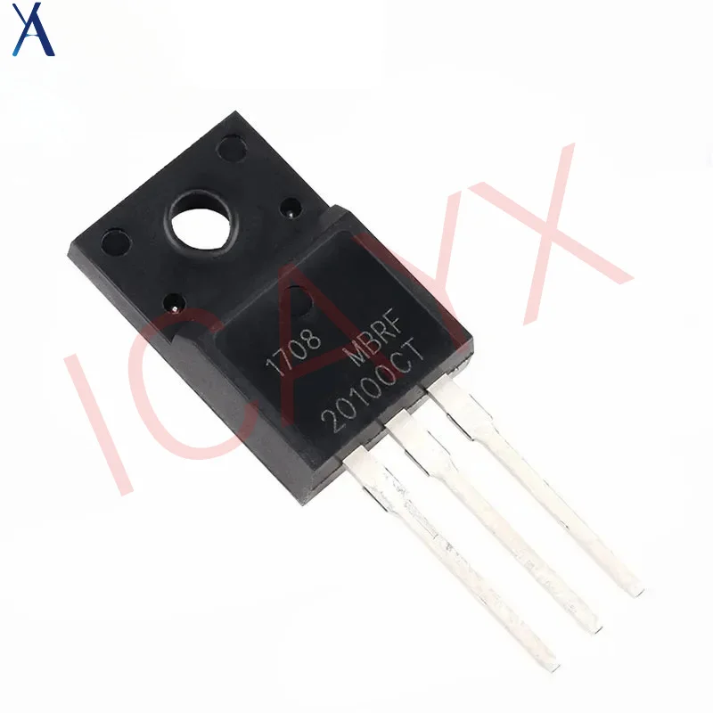 

10pcs MBRF20100CT MBR20100 20100CT SCHOTTKY DIODE TO-220F