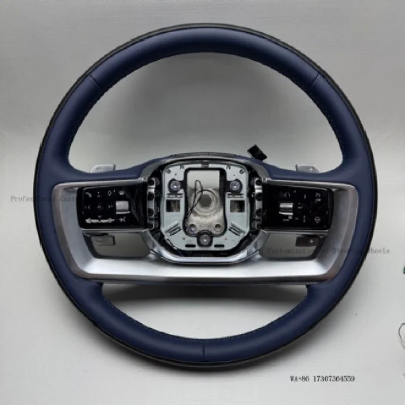 

13-21 model Suitable for Land Range Rover Executive Edition car steering wheel modification, spray-painted black SUV steer