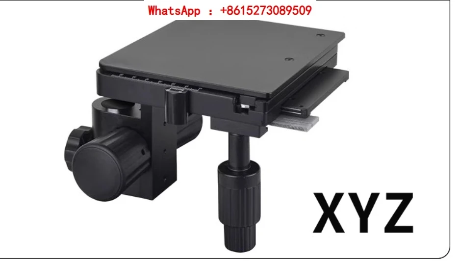 

Rotate the precision magnifying glass 360 degrees horizontally, vertically, left right, up down, and move the slide table