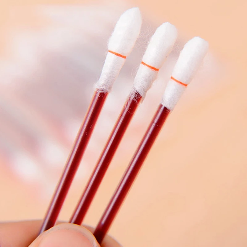 Disposable Medical Iodine Cotton Stick Iodine Disinfected Cotton Swab Cleaning Care Wound Cotton Swabs Aid First Aid Kit Supplie