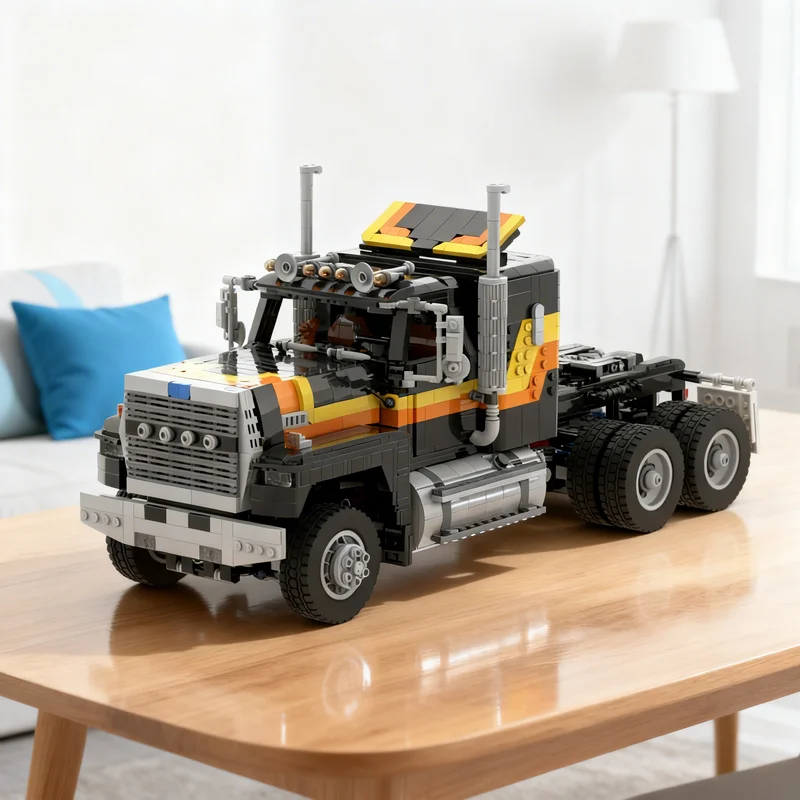 

2443 детали MOC Forded LTL 6x6 BLACK, техническая модель, конструктор, игрушка, подарок, креативный коллекционный набор для демонстрации, премиум-класс, для взрослых и детей