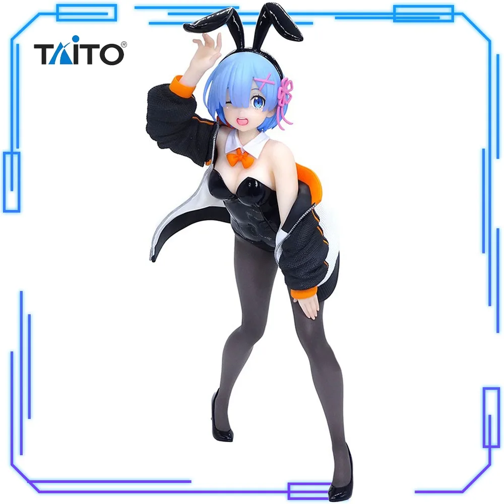 

In Stock Taito Original Genuine Re: Life A Different World From Zero Coreful Figure Jumper Bunny Ver. 18cm Collections Model Toy