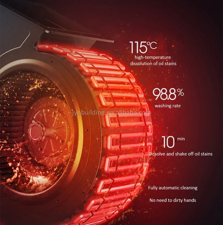 Tipi moderni di alta qualità Camino da cucina Cappa da cucina personalizzata all'ingrosso Estrattore per cappa da cucina in vetro curvo