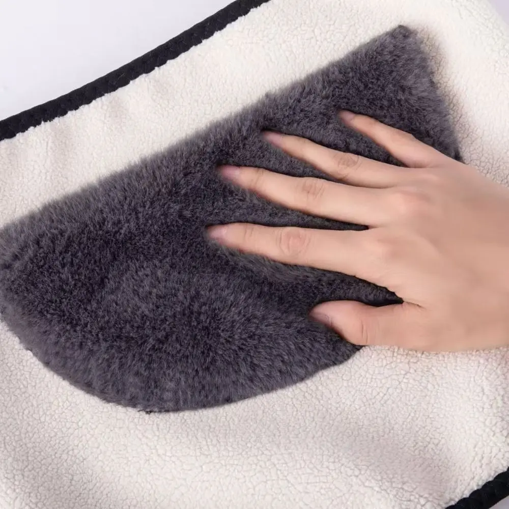 Sabuk Penyangga Pinggang Berbahan Fleece Anti-Dingin dengan Elastisitas Tahan Lama, Pelindung Perut Hangat, Pakaian Dalam Pembentuk Tubuh