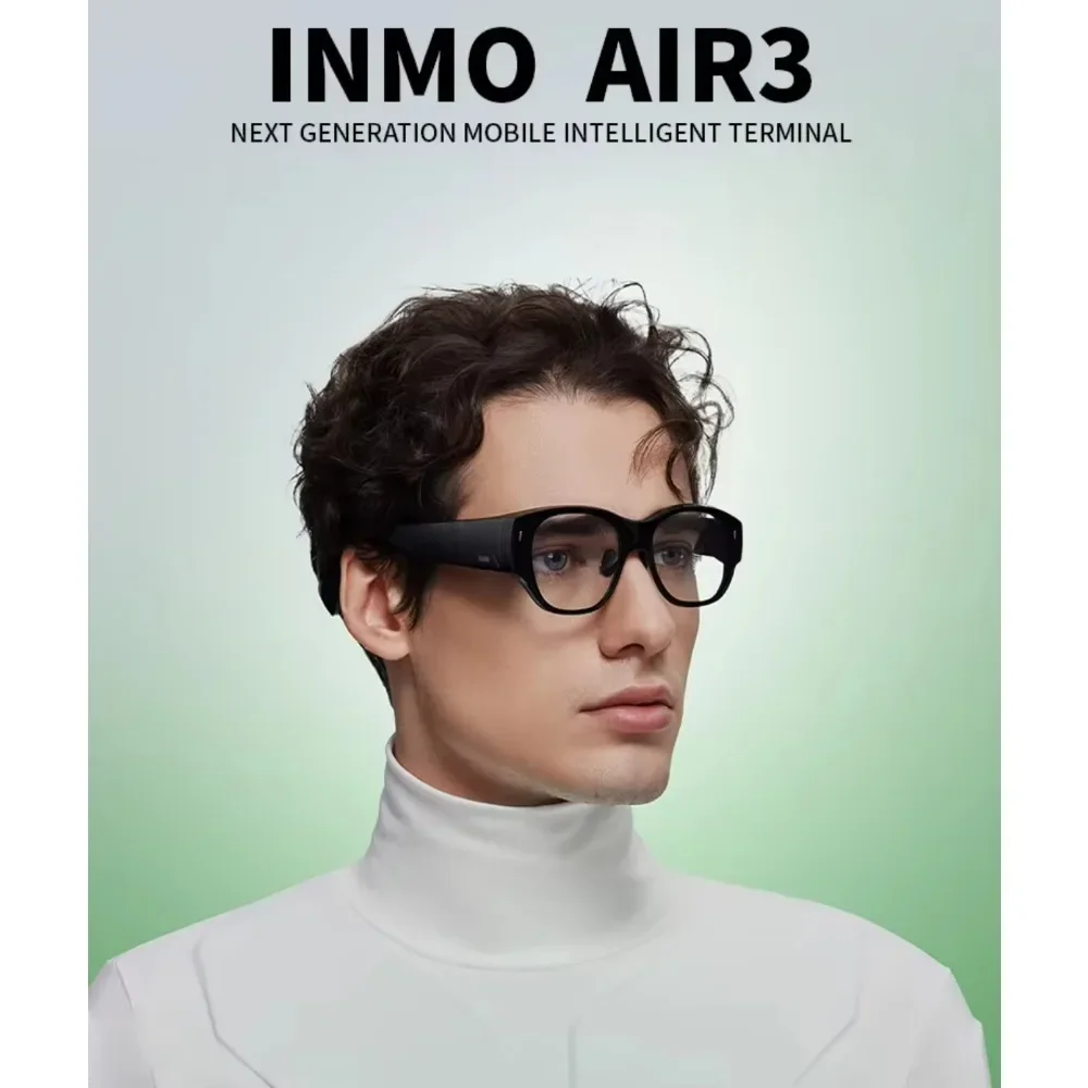 

New INMO AIR3 Smart Glasses Wireless for Android IPhone Portable VR Glasses With Camera 1080P All-in-One Full-Color AR Glasses