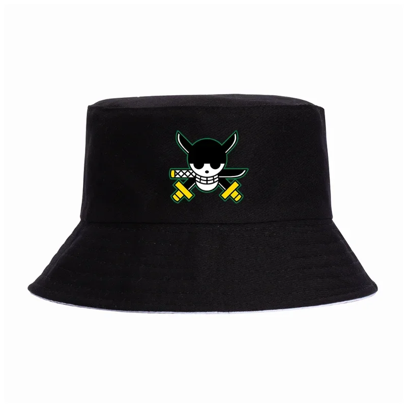 One Piece Luffy Bucket Hats Fashion New High Quality Women Men Hiphop Cool Lady Male Summer Casual Fisherman Cap Outdoor Sun Cap