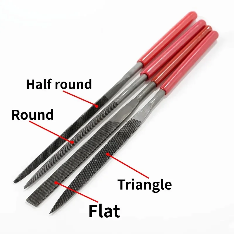 2PC Diamond Mini Needle File Set for Carpentry Jewelry Stone Glass Metal Ceramic Polish Carving DIY Craft Woodworking Hand Tools
