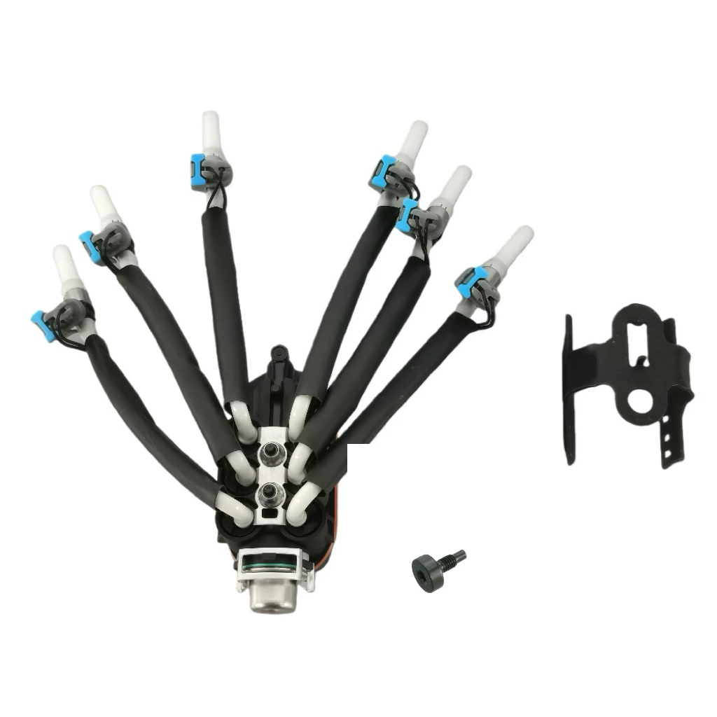FJ503 Spider Fuel Injector 6 Cylinder W/ Retaining Bracket SCPI For 1996-14 Chevy GMC Truck 4.3L