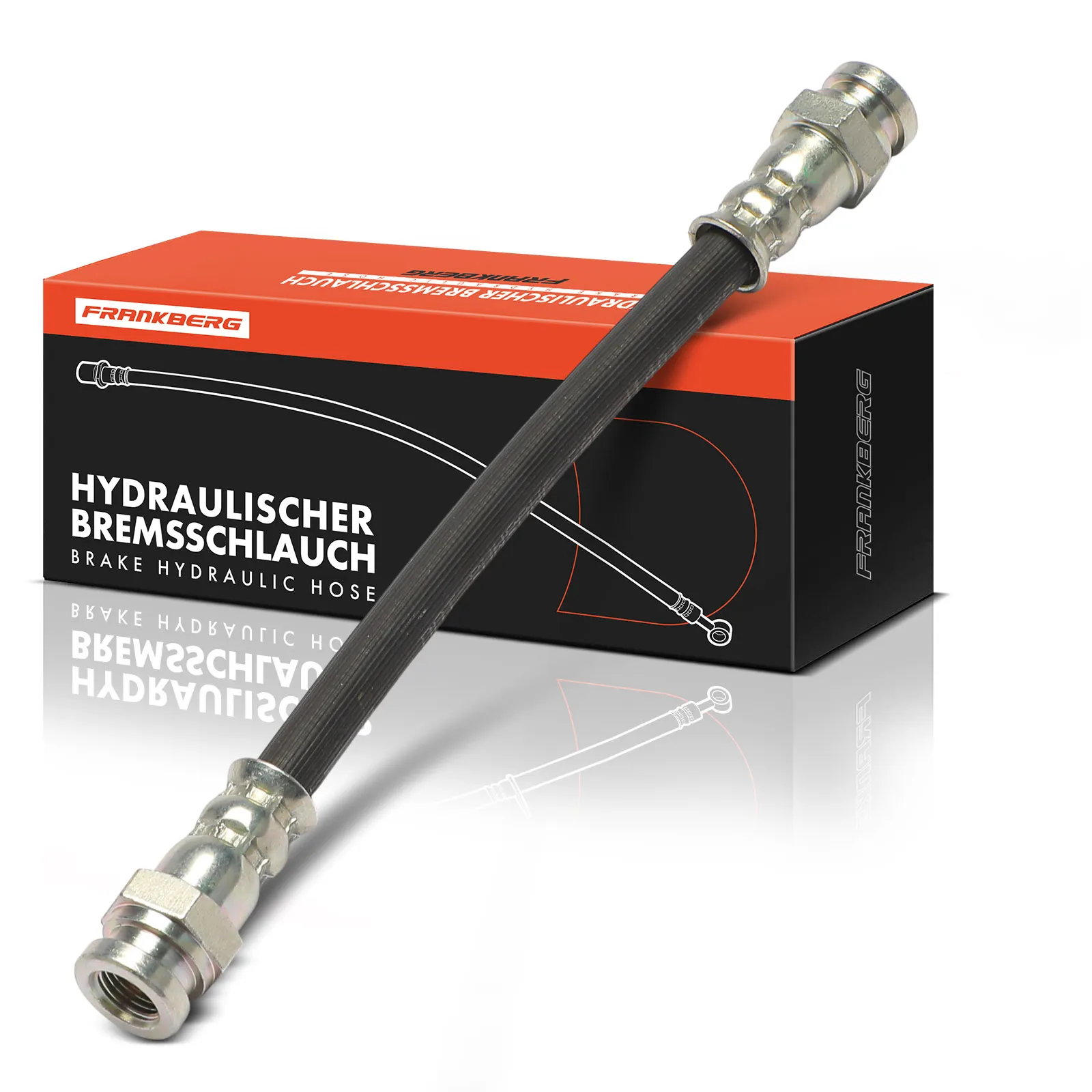 Frankberg 1x remslang achteras links of rechts voor Fiat Panda bestelwagen/hatchback Ford KA RU8 52070969 9S512282CA