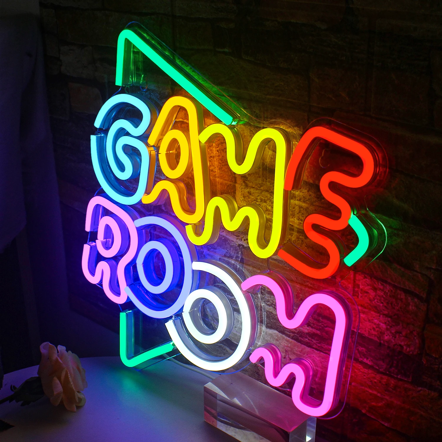 Spielzimmer Leucht reklamen für Wand dekoration USB angetrieben bunte Neon LED-Lichter für Spiel zone Party Schlafzimmer leuchten Zeichen Gamer