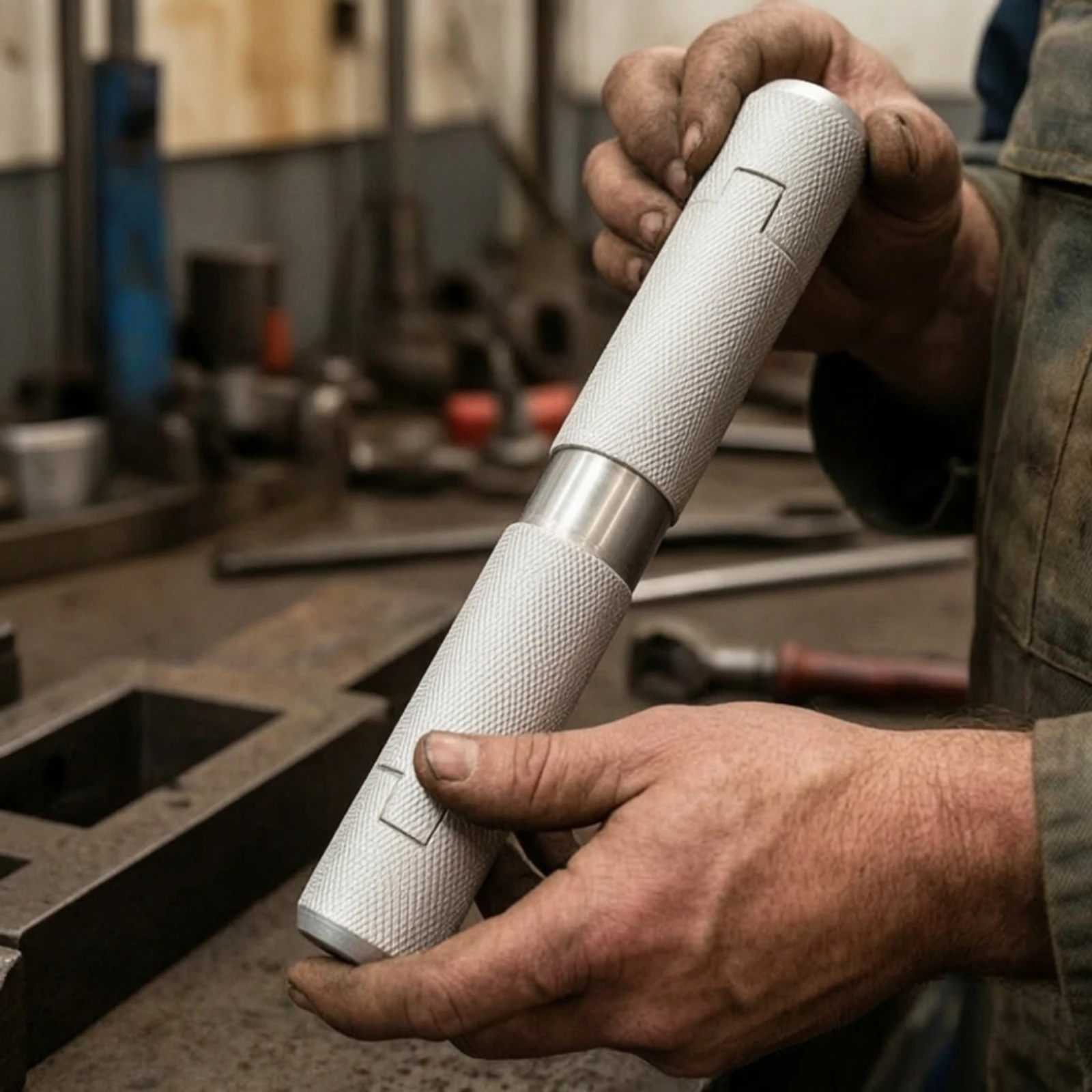 SDS Max Shank Extension Rod Knurled SDS Max Extension Rod Alloy Steel Long Service Life for Masons, Masonry, Construction