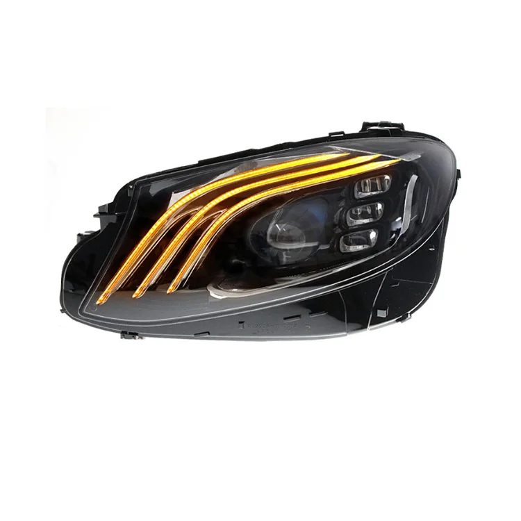 

Car Accessories Plug Play maybach Style LED Headlights Headlamps for Mercedes benz E Class W213 2016-2020