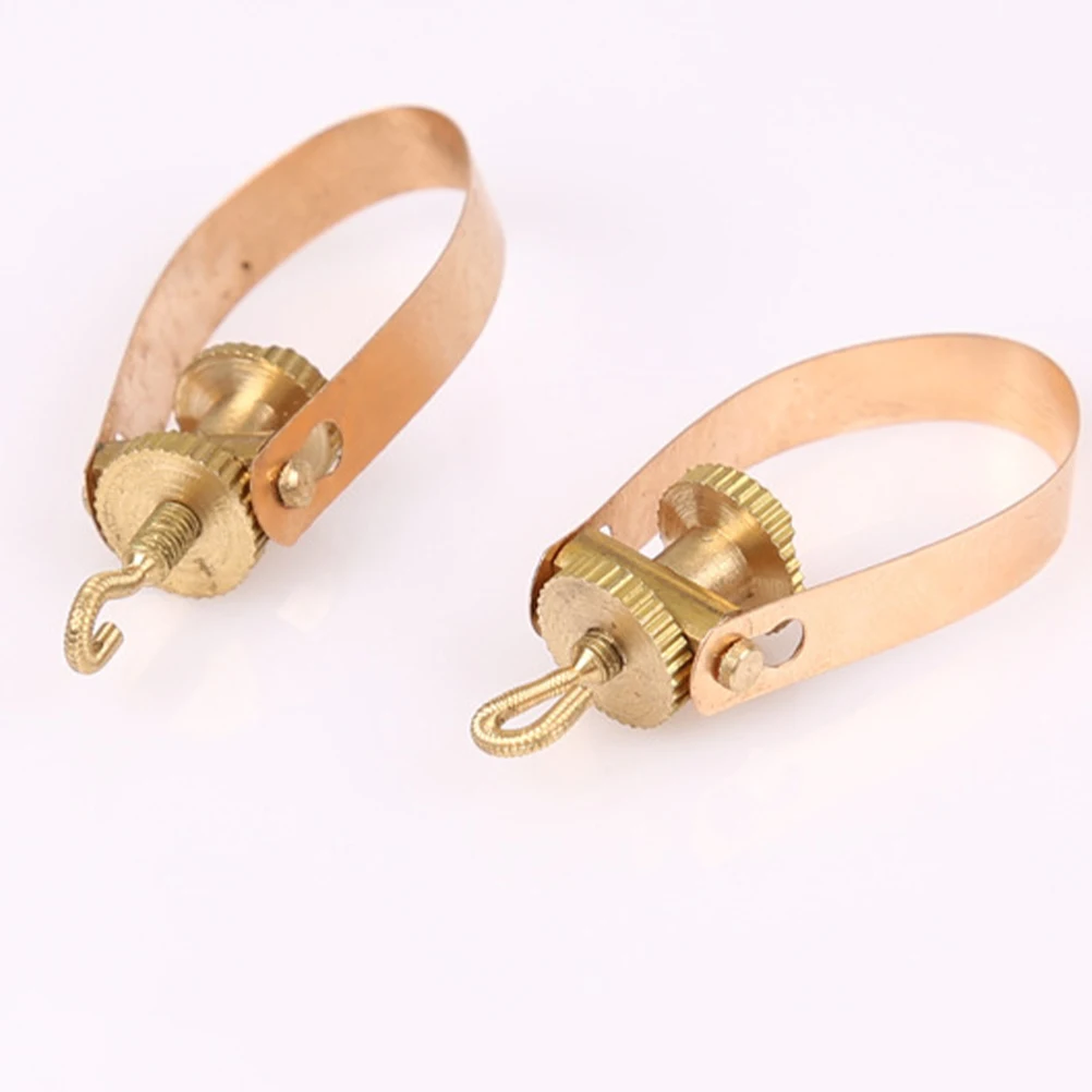 

4 Pcs Erhu Copper Thousand Jin Fine Tuners Strings Sound Quality Improvement Accessories Metal Adjustable Chord Distance