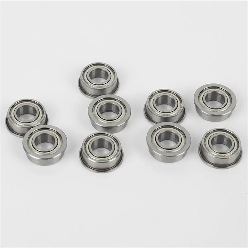 5pcs MF52ZZ MF62ZZ MF63ZZ MF74ZZ MF83ZZ MF84ZZ To MF148ZZ Miniature Flange Bearing Thin Wall Metal Shielded Flanged Bearings