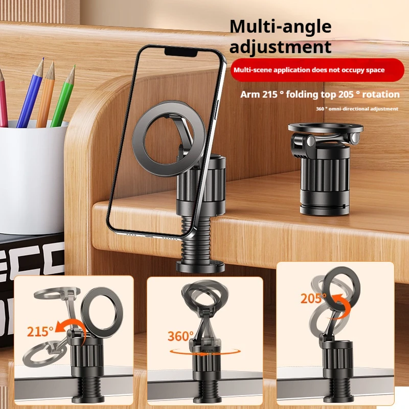 

Magnetic Airplane Phone Holder Mount for Magsafe Travel Essential Accessory Foldable Handsfree Phone Stand for iPhone 16 15 14