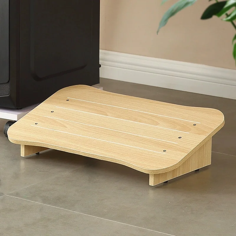 Under The Office Desk Footstool Wooden Foot Rest Stool Under Desk Footrest Furniture Support Stepping Stool Pain Relief Office