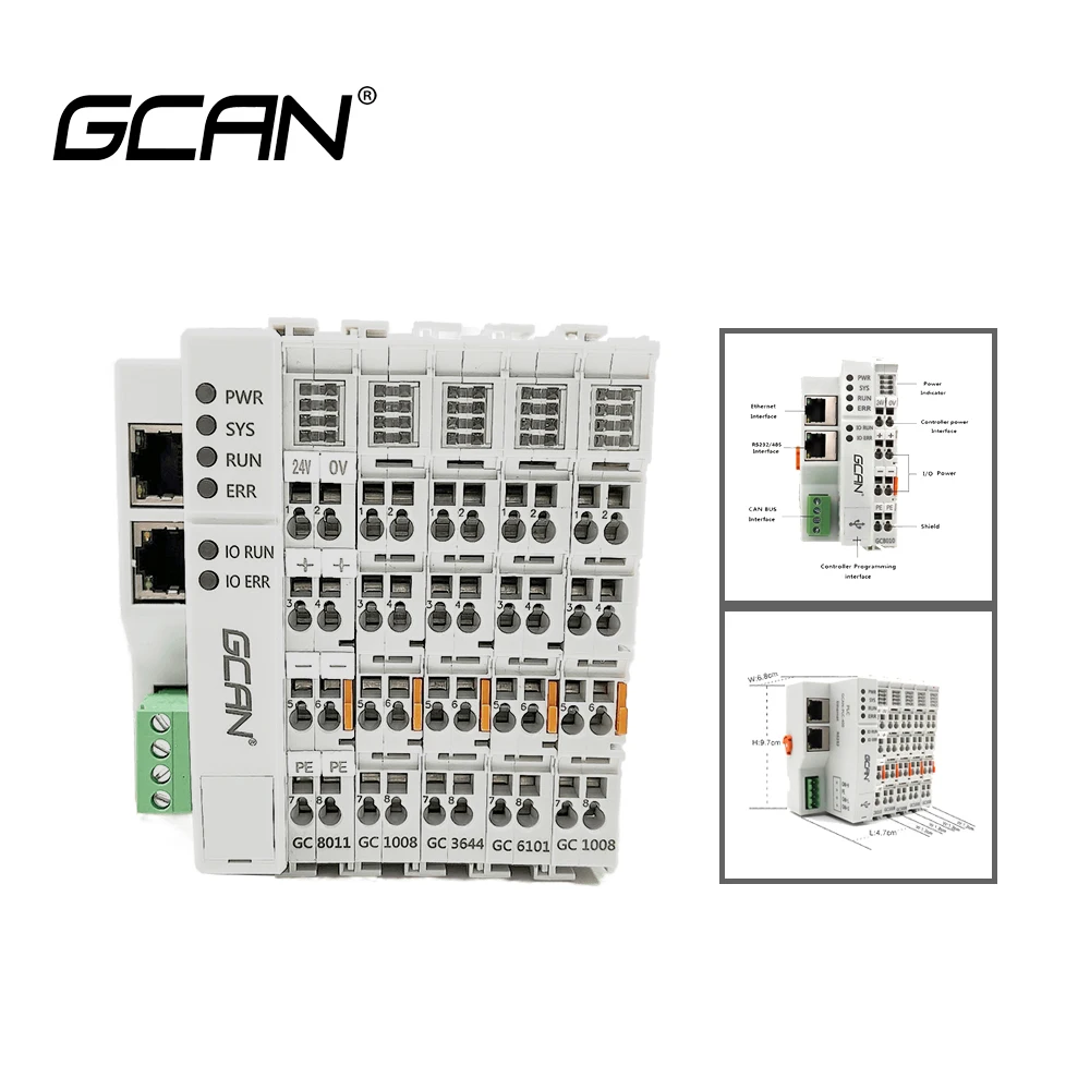 PLC Intelligent Controller Compact Low-cost Engineer Dedicated PLC for Sewage Equipment PLC Remote Control Scheme