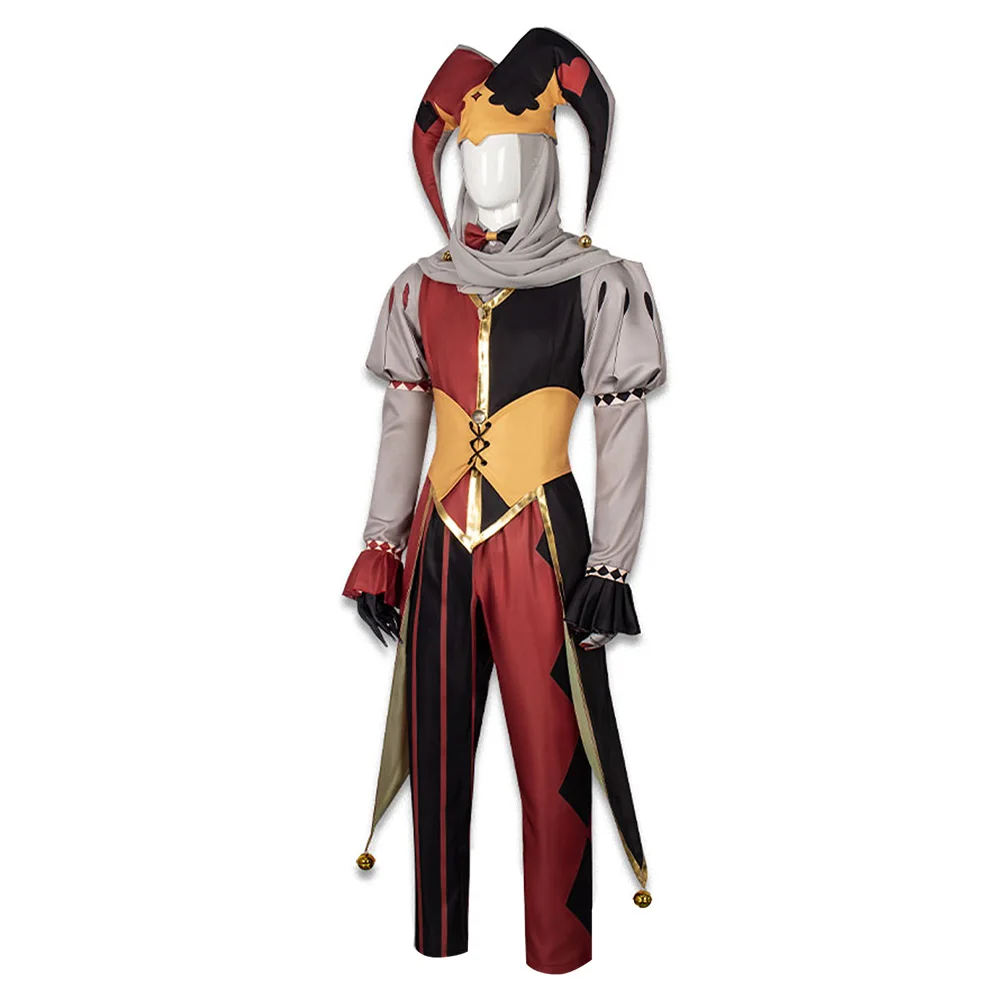 Jestyn Cosplay Costume Game Kingdom Roleplay Adult Top Pants Hat Gloves Outfits Halloween Carnival Party Stage Clothing Suit - view 4