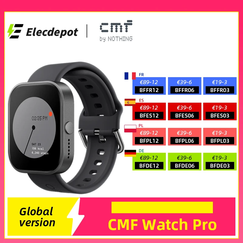 Global Version Smartwatch CMF Watch Pro 1.96