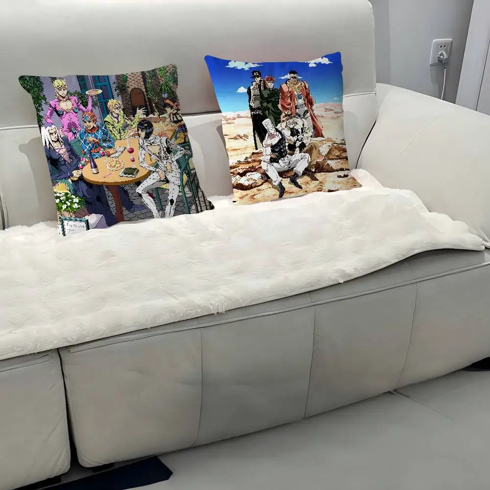 JoJos Bizarre Adventure Cushion Cover Decorative Pillow Sofa Home Decor Case Pillow Cases