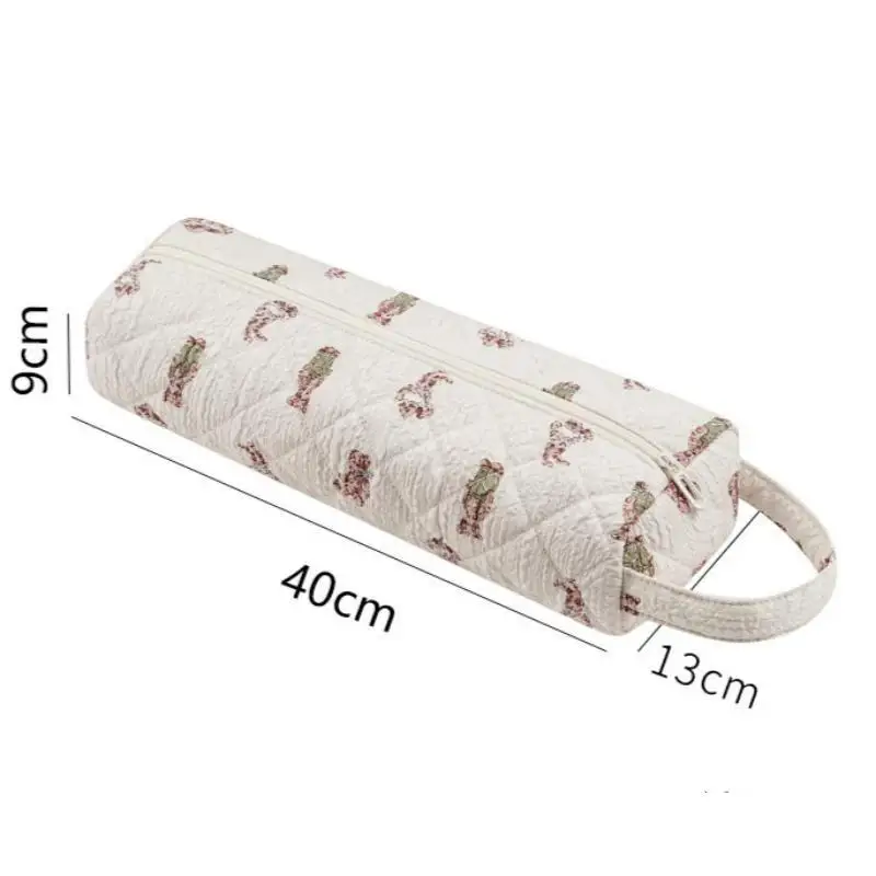 Haartrockner-Aufbewahrungstasche, gesteppt, große Kapazität, staubdicht, Lockenstab-Aufbewahrungstasche mit Griff, tragbare Tragetasche für Reisen – Detail 10