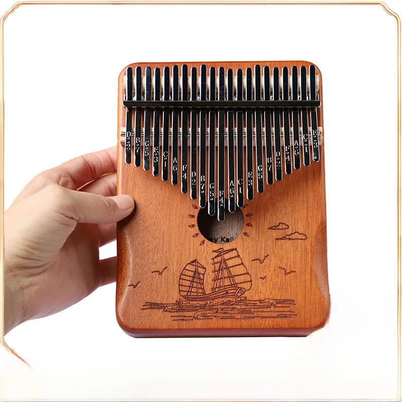 

Thumb Piano Kalimba Piano21Sound Five Finger Piano Girls Beginner Musical InstrumentkalimbaFinger Piano Genuine Goods