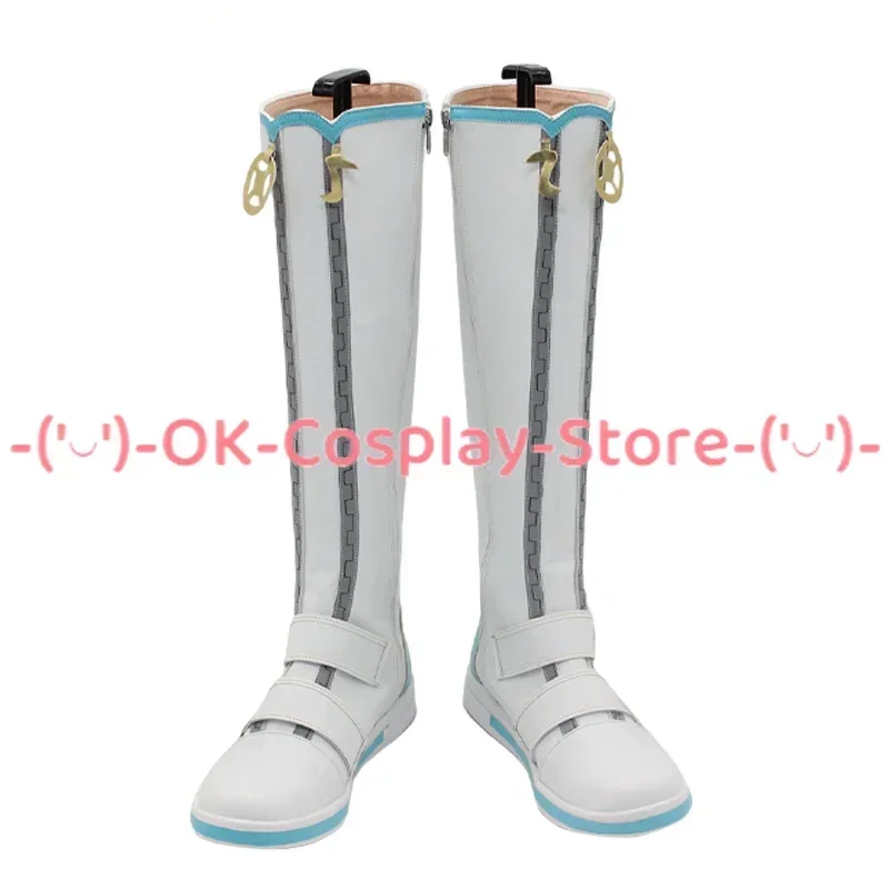 [Customized] Azusawa Kohane Cosplay Shoes Game 2nd Anniversary Anime Roleplay Props Halloween Carnival Holiday PU Leather Boots