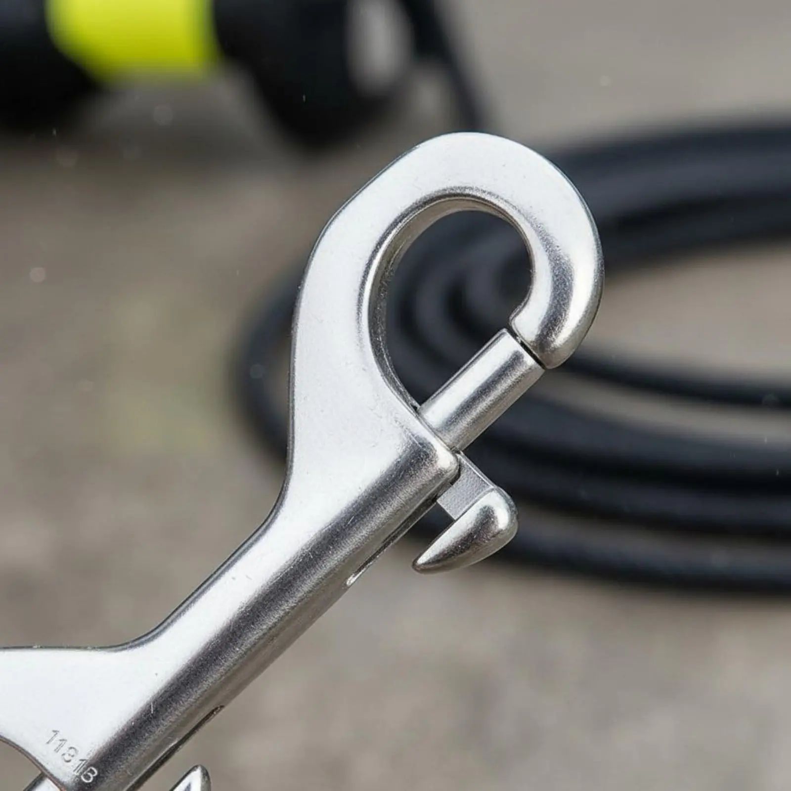 Double Ended Snap Hook 316 Stainless Steel Double Bolt Snap Underwater BCD Fastener for Technical Divers