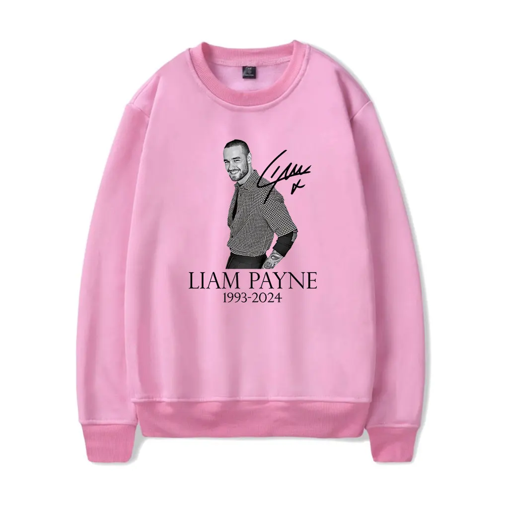 Liam Payne 1993-2024 Memorial  sweatshirt  Crew Neck Long Sleeve Payne Tribute  Sweatshirt  men/women hip hop  pullover