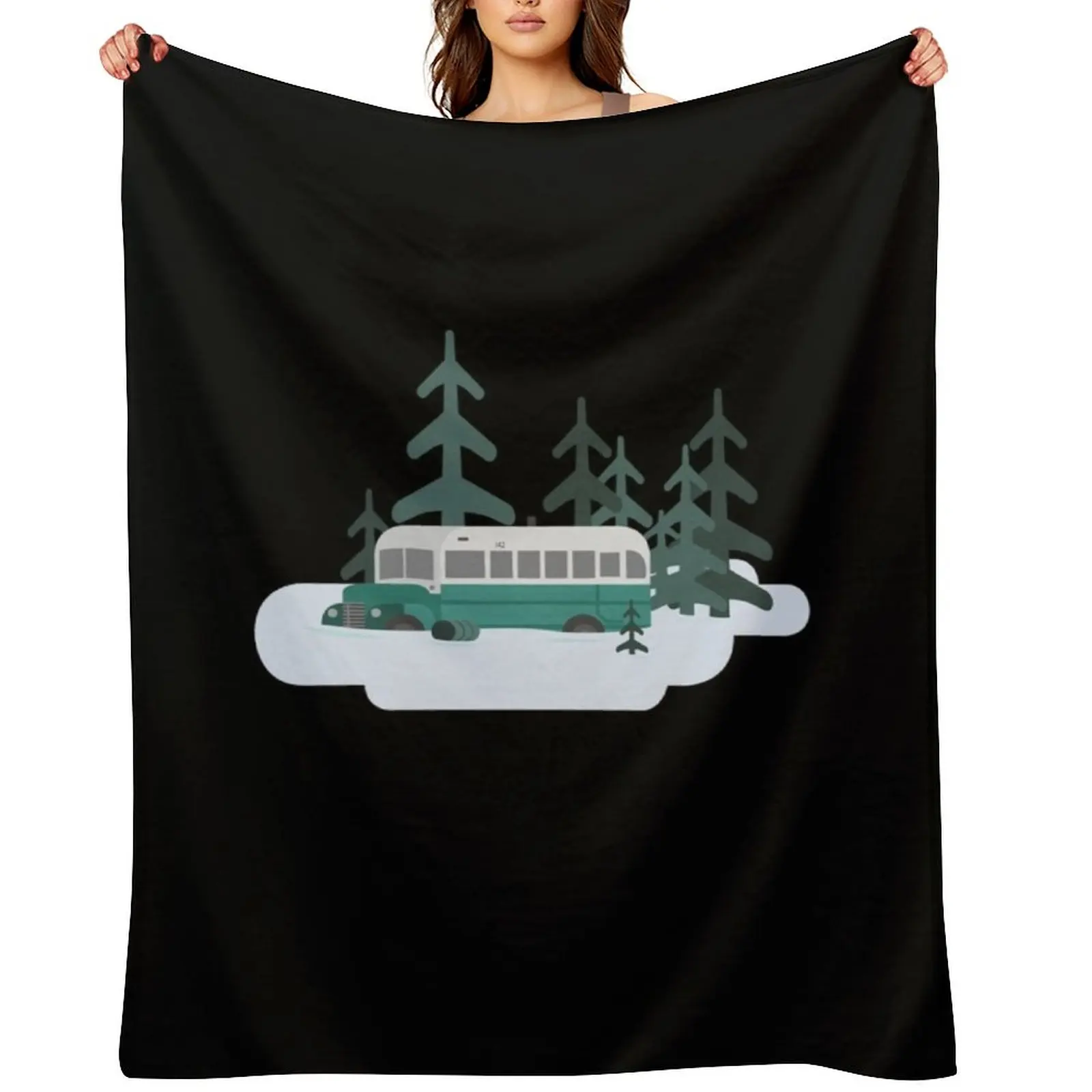 

Into-the-Wild Throw Blanket Moving Plaid Flannels Bed Fashionable Blankets