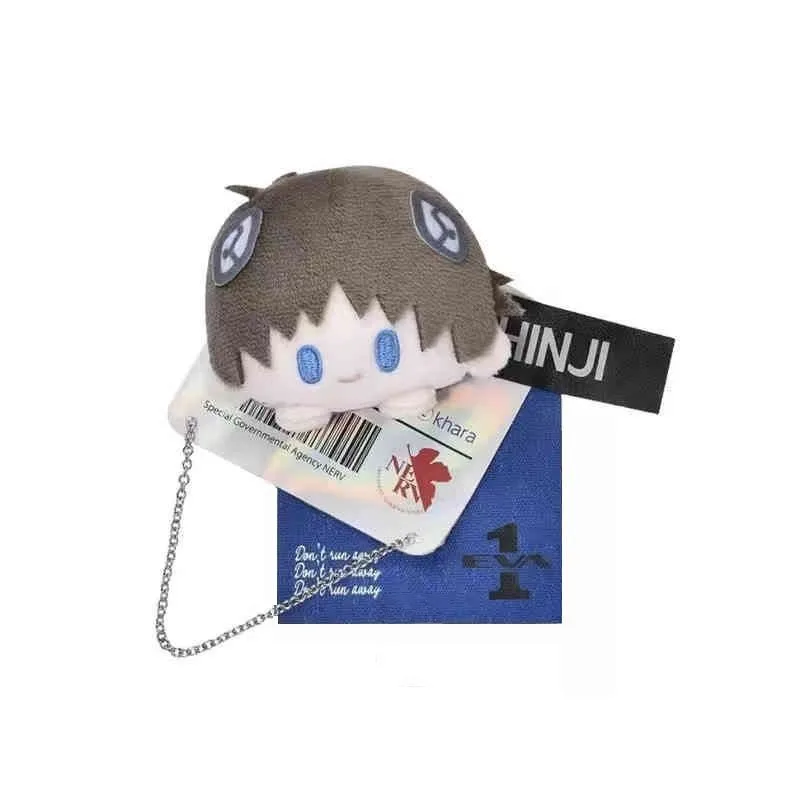 Novo eva ayanami rei asuka langley soryu ikari shinji dos desenhos animados q edição distintivo secundário criativo bonito animação broche periférico