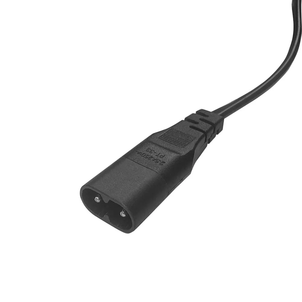 IEC320 C8 male to EU Schoko CEE7/16 Female Power Extension Cord Euro CEE7/16 female to IEC 320 C8 male Extension Power Cable